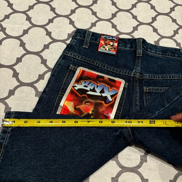 Vintage Jynx Jeans Kids 9-10 Made In USA Y2K Baggy Wide JNCO Skater Rare New - Picture 10 of 11